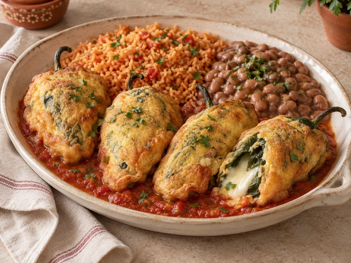 Traditional Chiles Rellenos
