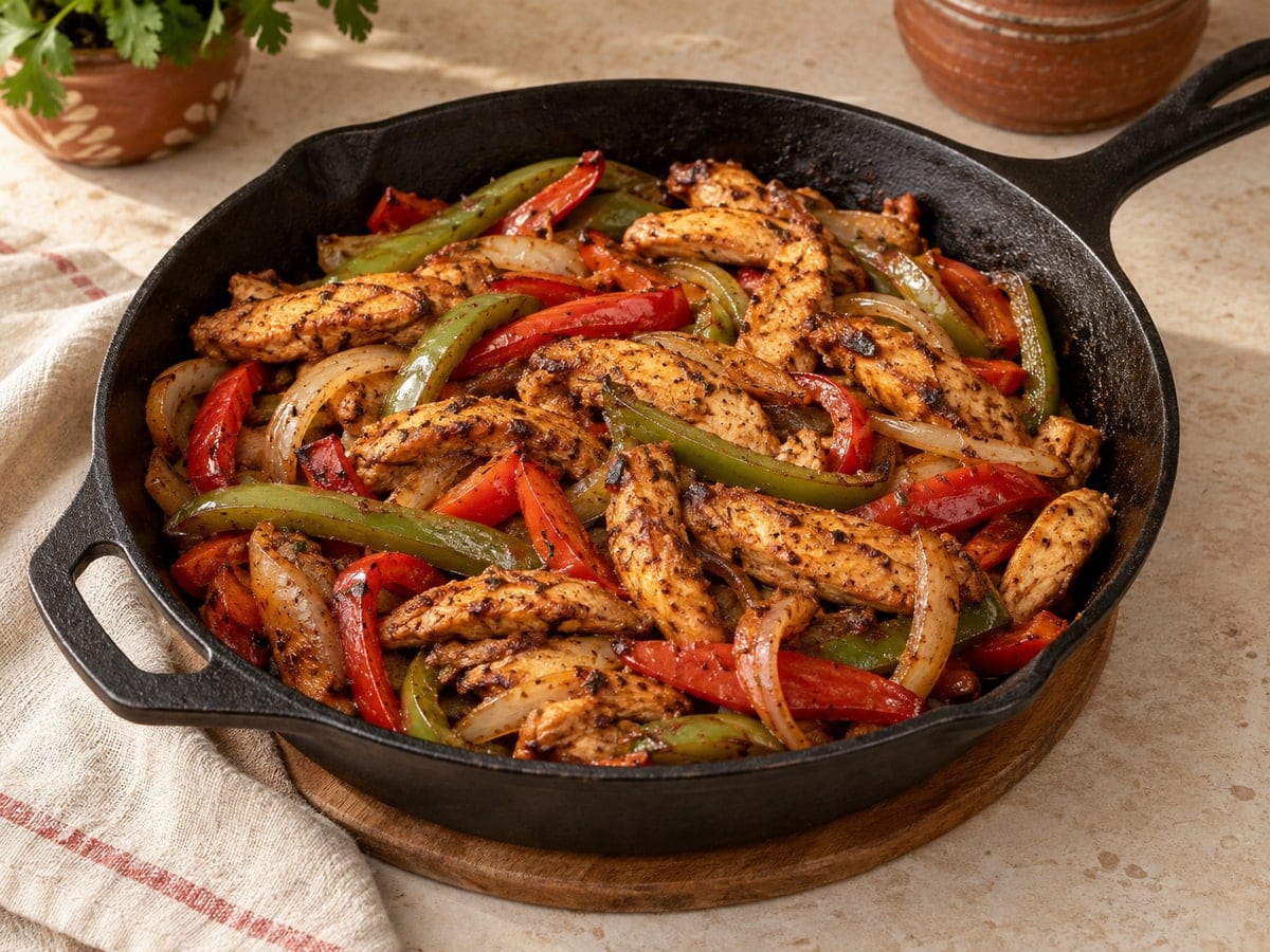 Sizzling Chicken Fajitas