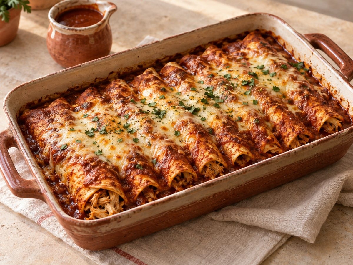 Artisanal Chicken Enchiladas